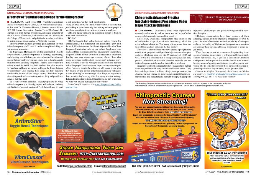 Chiropractic Advanced-Practice Injectable-Nutrient Procedures Under Major Attack in Oklahoma