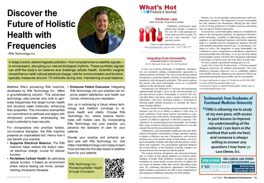 Integrating Acute Homeopathy