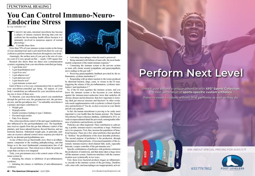 You Can Control Immuno-Neuro-Endocrine Stress
