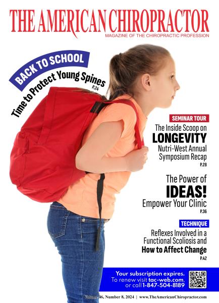 Issue: - AUGUST 2024 | The American Chiropractor