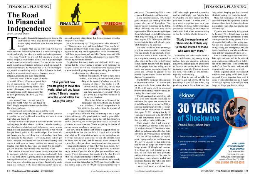 The Road to Financial Independence