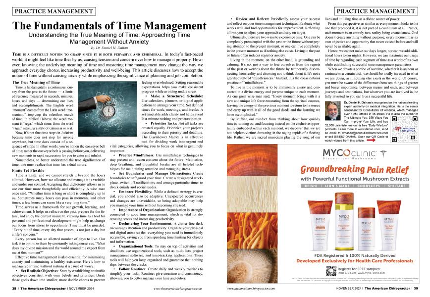The Fundamentals of Time Management