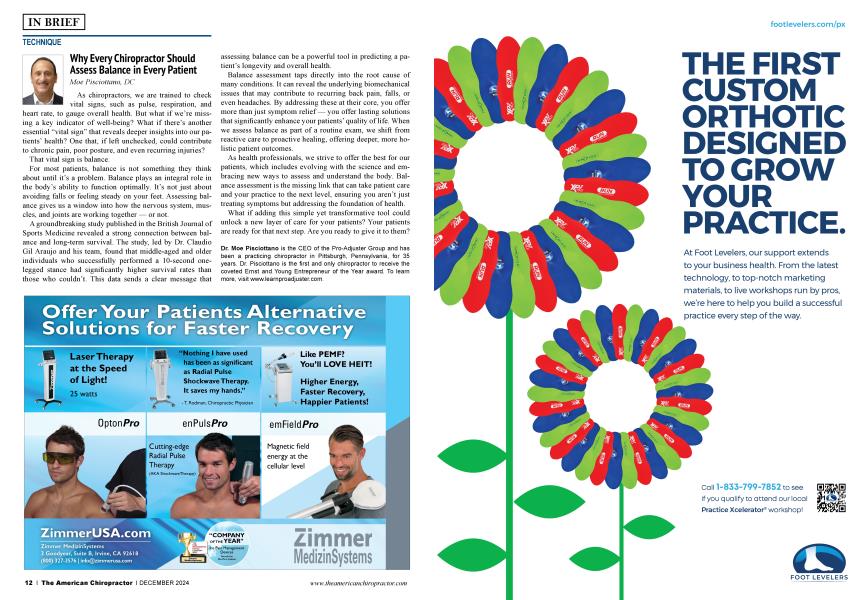 Why Every Chiropractor Should Assess Balance in Every Patient