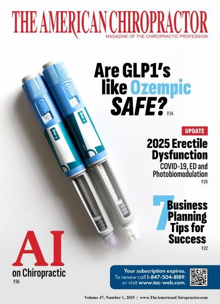 Issue: - JANUARY 2025 | The American Chiropractor