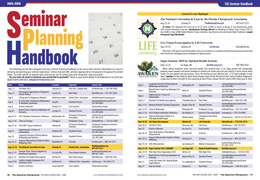 Seminar Planning Handbook