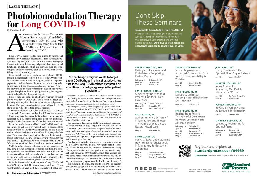 Photobiomodulation Therapy for Long COVID-19