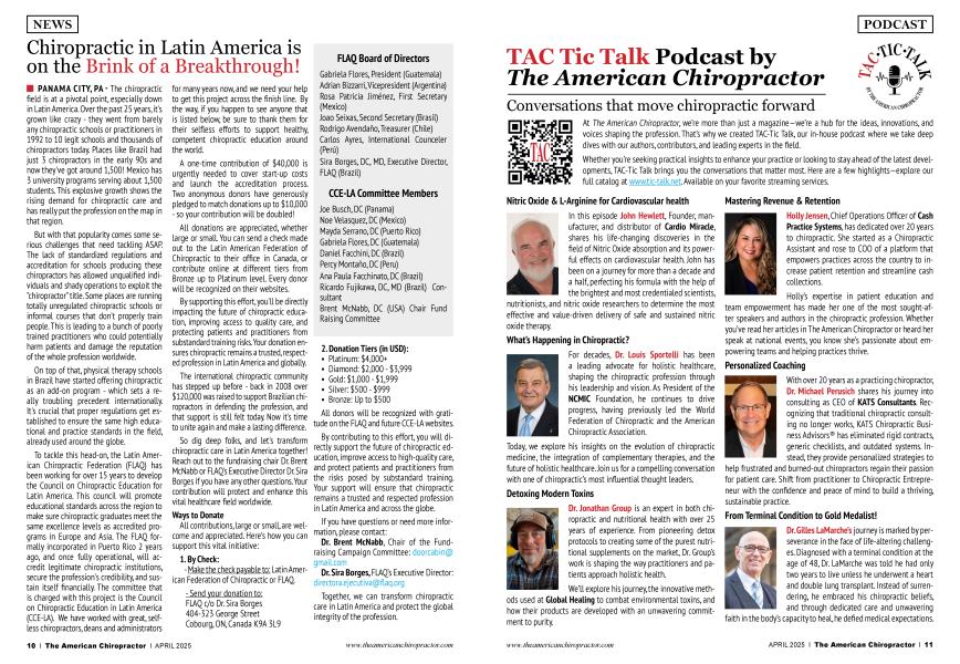 TAC Tic Talk Podcast by The American Chiropractor