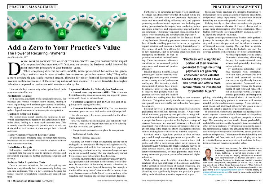 Add a Zero to Your Practice’s Value
