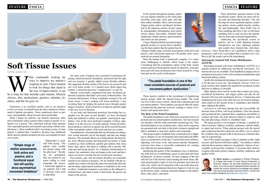 Soft Tissue Issues