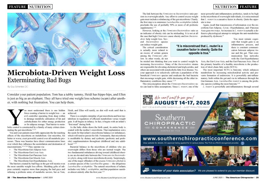 Microbiota-Driven Weight Loss