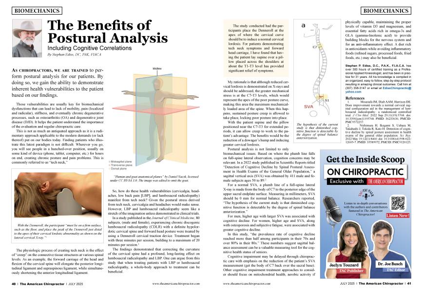 The Benefits of Postural Analysis