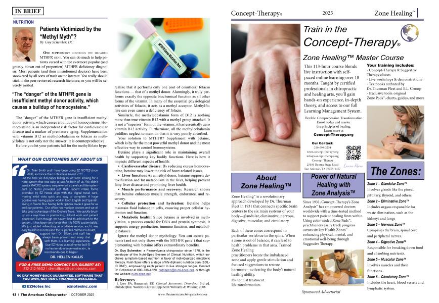 Patients Victimized by the “Methyl Myth”?