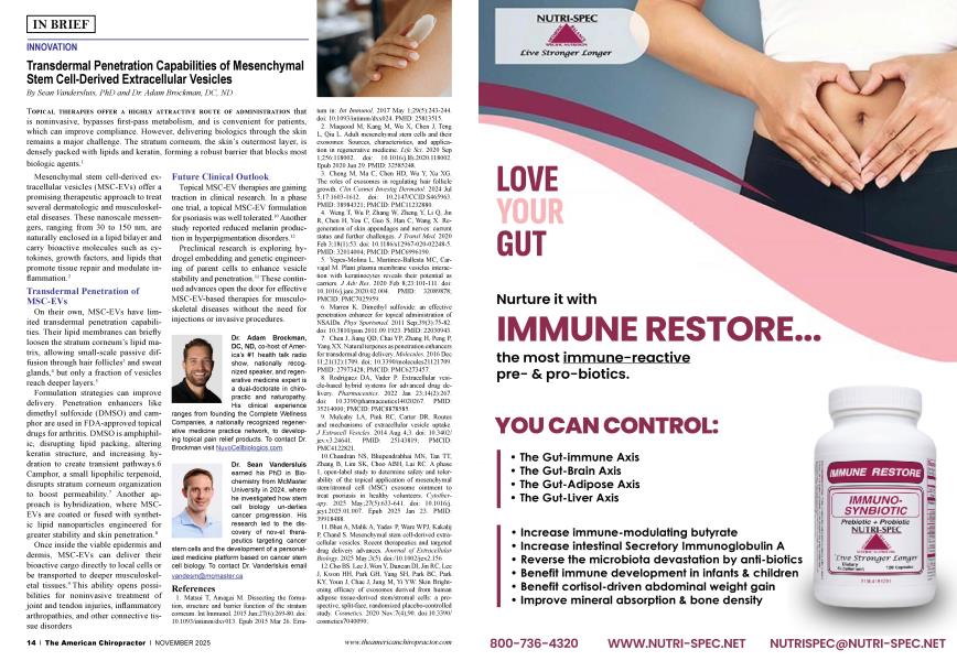 Transdermal Penetration Capabilities of Mesenchymal Stem Cell-Derived Extracellular Vesicles