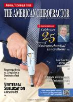 2025 - DECEMBER | The American Chiropractor