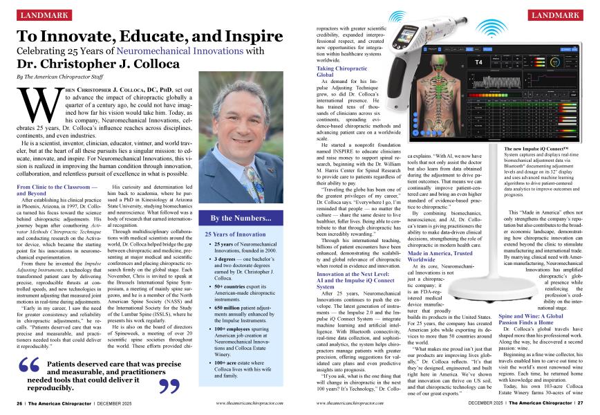 To Innovate, Educate, and Inspire