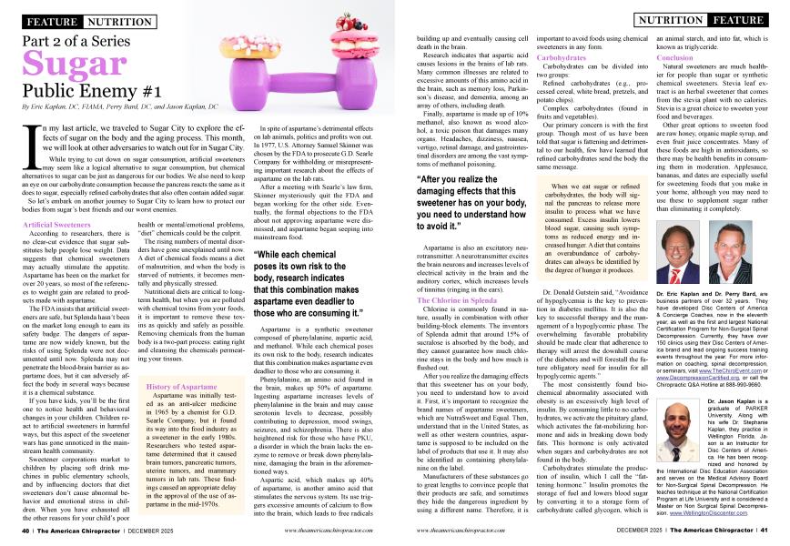 Part 2 of a Series Sugar