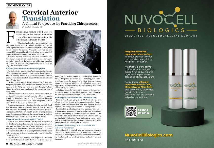 Cervical Anterior Translation