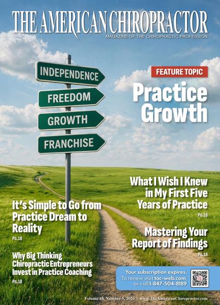 Issue: - MAY 2026 | The American Chiropractor