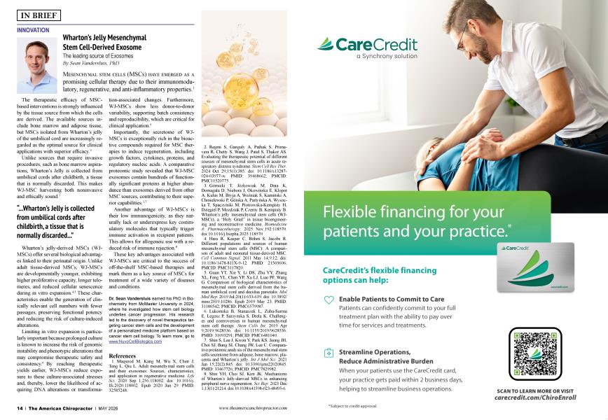 Wharton’s Jelly Mesenchymal Stem Cell-Derived Exosome