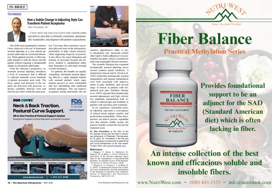 How a Subtle Change in Adjusting Style Can Transform Patient Acceptance