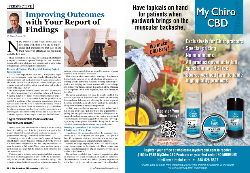 Improving Outcomes with Your Report of Findings